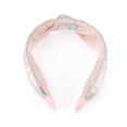 thumbnail image 4 of Unique Bargains 1 Pc Jacquard Embroidery Tie Headbands for Women Pink Blue, 4 of 6