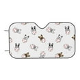 thumbnail image 7 of Fotbe Bbaseball Dog Car Windshield Sunshade | Sun Visor Protector Front Window Shade, Keeps Out UV Rays, Keeps Your Vehicle Cool-Small, 7 of 7