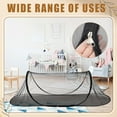 thumbnail image 3 of 2 Pcs Large Pop up Mosquito Tent Portable Foldable Mosquito Bug Net for Bed Camping Travel Patio Outdoor 78 * 31 * 22 Inch Bug Netting Mesh Tent Canopy for Adults Baby Bedroom, Black, 3 of 12