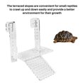 thumbnail image 1 of Wall Hanging Basking Platform Multifunctional Reptile Ramp Ladder Acrylic Resting Terrace Unique Resting Feeding Terrace Natural Tortoise Bask Terrace, 1 of 7