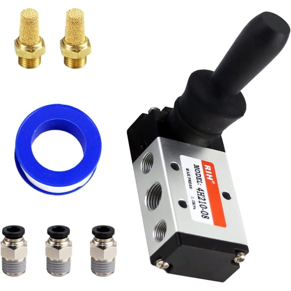 RIH 4H210-08, Aluminum Alloy 1/4" NPT Pneumatic Solenoid Valves