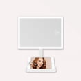 thumbnail image 4 of Impressions Vanity Charmed Tri Tone LED Makeup Mirror with Lights and Catchall Tray (White), 4 of 9