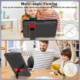 thumbnail image 3 of BMOUO Case for Samsung Galaxy Tab A11+ Plus 11" 2026 / Tab A9+ Plus 11 Inch 2023, Heavy Duty Shockproof Protective Case Cover with Kickstand , Red and Black, 3 of 7