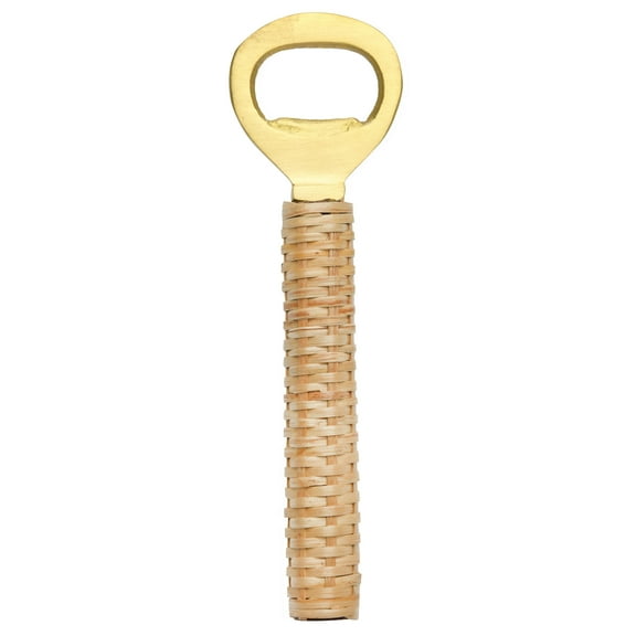Creative Co-Op Brass Bottle Opener with Handle