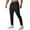 Black, variant on WIZUTIZ Mens Sweatpants with Pockets Slim Fit Workout Track Pant Lightweight Stretch Joggers for Hiking Gym Running Athletic