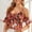 Red, variant on Qulqfy Womens Tank Tops Camisole V-Neck Plus Size Floral Print Sexy Slim Spaghetti Straps Black Women Summer Tops