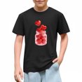 thumbnail image 6 of Lover Graphic T Shirt for Kids Girl Boy Fall Summer Short Sleeve Happy Gift Valentines Day Brunch Kawaii Tops T shirt Kid 2026 Soft Comfy Clothes Regular Fit, 6 of 9