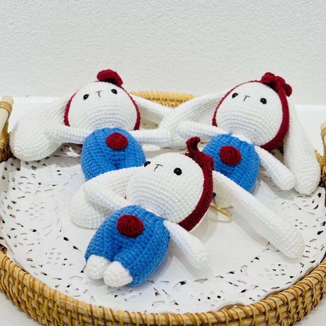 QIPOPIQ Hand-Crocheted Zodiac Dolls, Strap Series, Exquisite Wool Crocheted Hangings, Creative Hand-Knitted Small Animals
