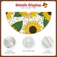 thumbnail image 5 of Kll Sunflowers Christmas Tree Skirt 30",Party Decorations Farmhouse For Christmas Decorations Holiday Party, 5 of 8