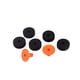thumbnail image 5 of Greeniant 7 piezas de platillos de fieltro práctico Hi Hat tuercas de embrague arandelas juego de herramientas de percusión naranja negro Accesorios para instrumentos musicales, 5 of 6