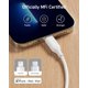 thumbnail image 3 of Anker cable iphone, PowerLine III Cable Lightning de carga para iPhone, certificado MFi, para iPhone X, Xs, Xr, Xs Max, 8, 8 Plus, 7, 7 Plus, 6, 6 Plus y más, ultraduradero (0,9 m, Blanco), 3 of 5