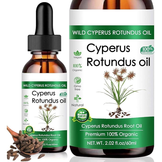 Aceite Cyperus Rotundus Natural para el Crecimiento del Cabello y la Salud de la Piel