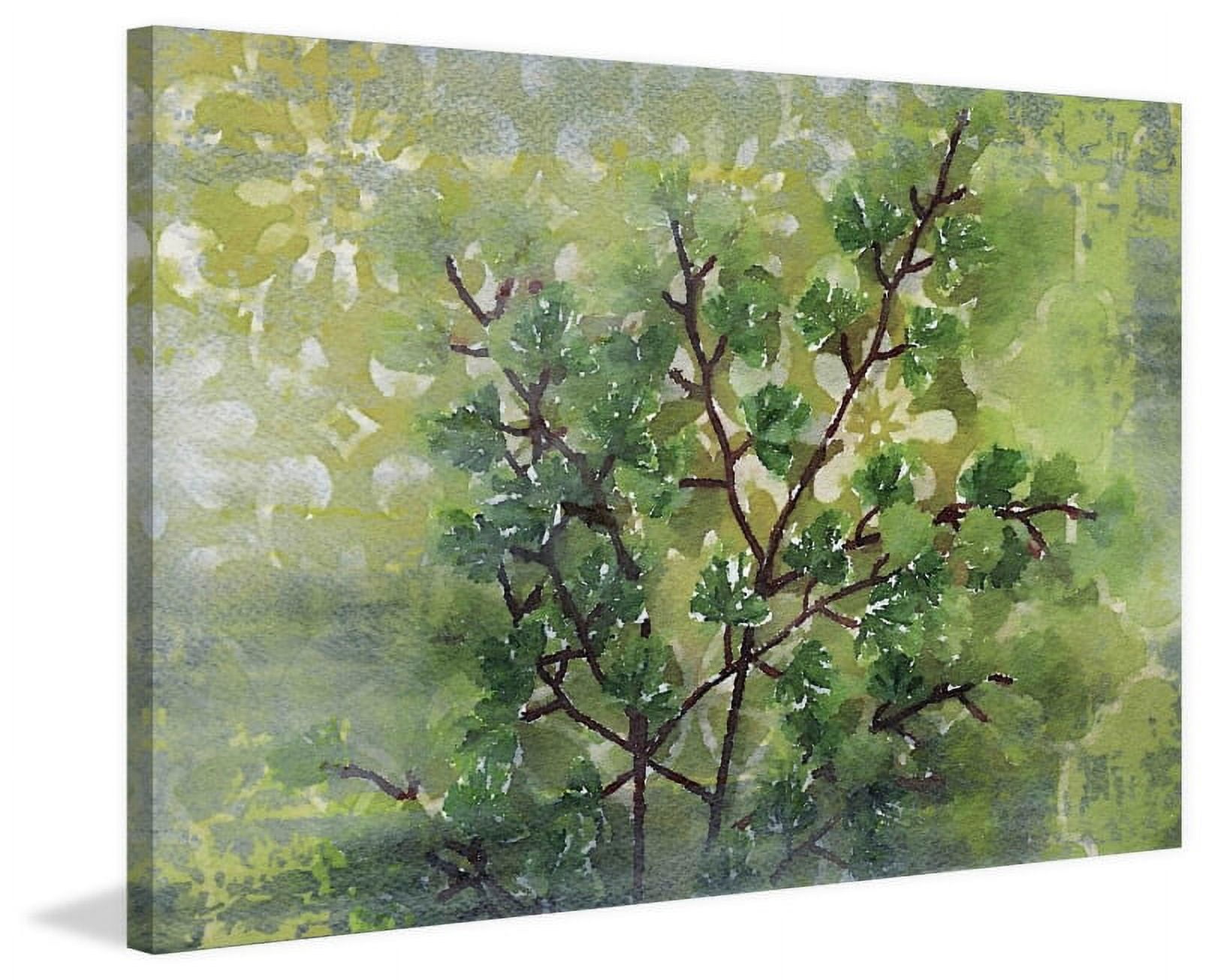 Marmont Hill 'Green Sensation I' by Irena Orlov Painting Print on Wrapped Canvas