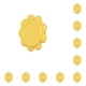 thumbnail image 1 of Ganchos de enchufe de pared Matsuzay Amarillo 10piezas, 1 of 4