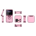 thumbnail image 4 of GJX 2026 New Mini Flip Mobile Phone,Foldable Cell Phone with Fm Radio,Large Buttons,Led Flashlight,Sim Card Small Display Foldable Cell Phone,Easy Use,Gift for Father'S Day/Mother'S Day, 4 of 7