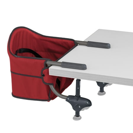 Chicco Caddy Portable Table Hook-On Chair High Chair for Babies and Toddlers - Red (Red)