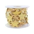 thumbnail image 4 of 1/2M Cinta navideña decorativa Cadena de cuentas de estrella Cinta Adorno para árbol de Navidad Caja de regalo navideña DIY Embalaje Año Nuevo 2023 Natal, 4 of 5