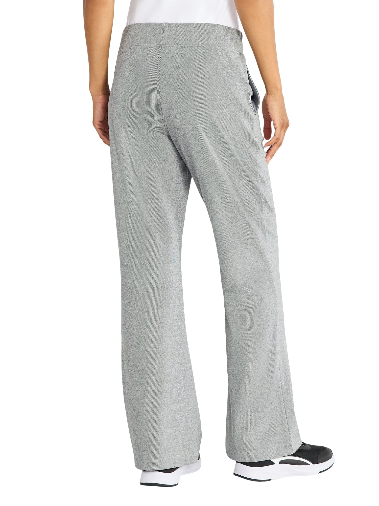 Athletic Works Women's Bi-Color Flare Pants, 30.5" Inseam, Sizes XS-XXXL