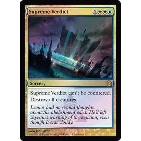 MtG Return to Ravnica Supreme Verdict (Buy-a-Box Promo)