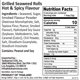 thumbnail image 2 of Big Roll Grilled Seaweed Snacks by , Original Flavor Grilled Seaweed Rolls, Healthy Nori Sheet Rolls for Kids and Adults, Nori Snacks, 6 pack, 3g Bags, 2 of 5