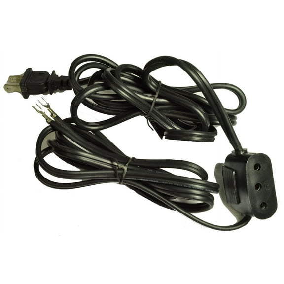Singer Lead Power Cord, 3 pin plug, Fits: Singer Model 201, 206, 221, 301, 306, 319, 1591