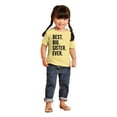 thumbnail image 3 of Best Lil Sister Ever Younger Sibling Youth T Shirt Tee Girls Infant Toddler Brisco Brands 12M, 3 of 5