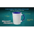 thumbnail image 3 of Ceramic Latte Coffee Mugs by Albany 13 oz. Set of 10, Bulk Pack - Perfect for Coffee, Tea, Espresso, Hot Cocoa, Other Beverages - Cobalt Blue, 3 of 5