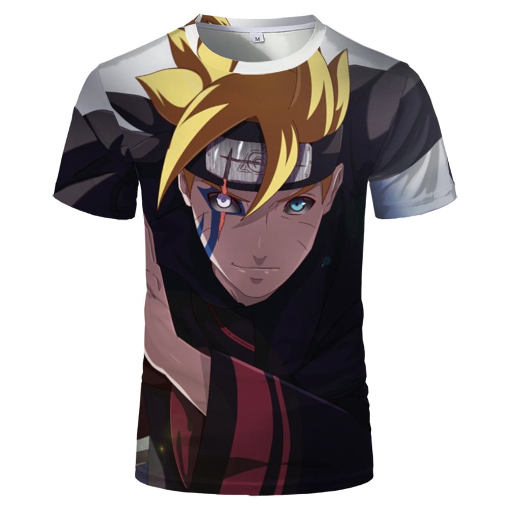 Fashion Cartoon Naruto T-Shirt Anime 3D Printed Uchiha Graphic Cosplay Tee
