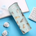 thumbnail image 5 of Cute Dog 20oz Stainless Steel Skinny Tumbler with Straw and Lid Insulated Corgi Mom Travel Mug Dog Coffee Cups Durable Dog Mom Water Bottles Dog Lover Gifts 600ml (20oz), 5 of 5