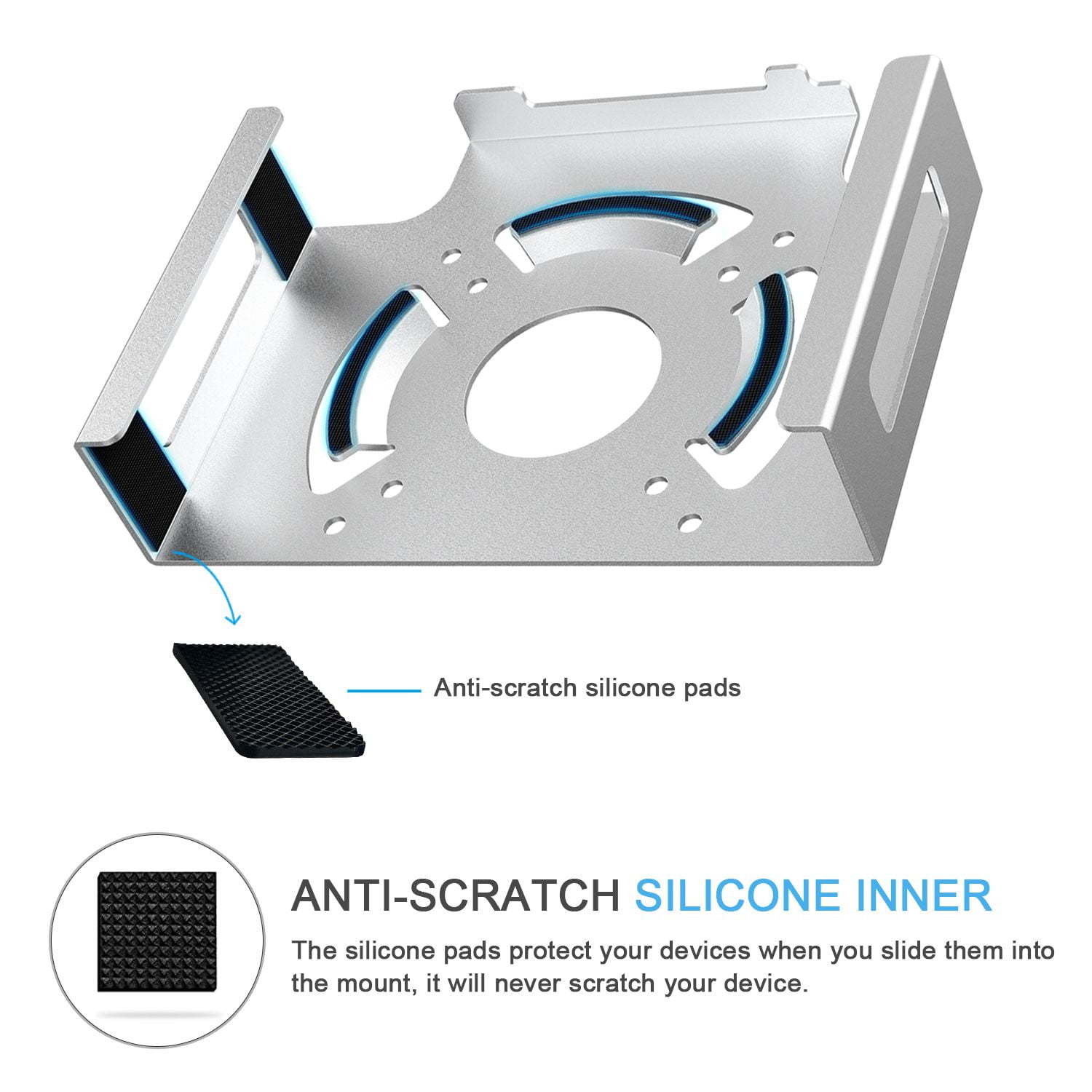 Support Vertical Aluminium Pour Mac Mini M4 : L'accessoire élégant Et