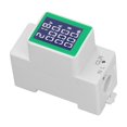 thumbnail image 5 of DIN Rail Meter Digital Voltmeter Ammeter Power Energy Monitor Multimeter Tester AC50‑300V 100A, 5 of 5