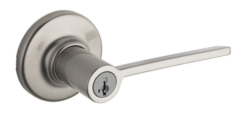 Kwikset 405LRL-S Ladera Keyed Entry Single Cylinder Door Lever Set with