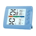 thumbnail image 2 of YAOMOBB Smart Alarm Clock LCD Digital Alarm Clock Easy Read Humidity Temperature Display Multifunction Hygrometer Desktop Clock Birthday Gift, 2 of 7
