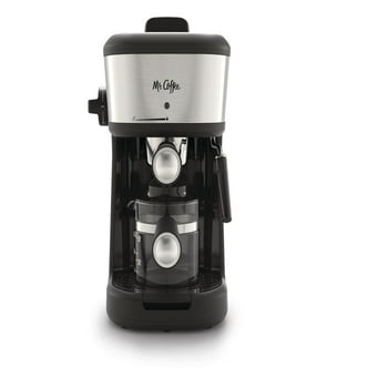 Mr. Coffee 4- Steam Espresso, Cappuccino, and Latte Maker in Black
