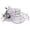 White, variant on Beach Accessories , Summer Accessories , Straw Beach Hat Elegant Women's Fascinator Bridal Wedding Tea Party Hat with Decorative Mesh and Bows