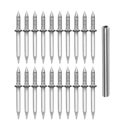 

Qsnailfrr 20PCS Nails For Seamless Baseboard Installation High Nails_ Non-Marking G6J0