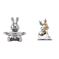 thumbnail image 1 of Figura Creativa De Conejo, Estatua De Payaso, Escultura, Bandeja De Joyería, Adorno De Escritorio Para Mesa, Centro De Mesa, Gabinete, Comedor, Decoración, Regalo, 1 of 8