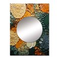 thumbnail image 2 of Designart "Earthy Euphony Hardedge Art wall decor VI" Abstract Mirror Wall Decor - Modern Multi-Color Abstract Living Room Wall Mirror Art - 32" x 24" Inch, 2 of 5