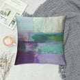 thumbnail image 2 of COMIO  Turquoise and Purple Abstract Art Pillow Cover, Modern Gray Home Decorative Throw Pillows Covers Cushion Cover for Bedroom Sofa Living Room, 2 of 5