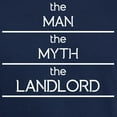 thumbnail image 3 of CafePress - The Man The Myth The Landlord T Shirt - Men's Classic Graphic Cotton T-Shirt, 3 of 4