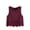 Wine #020, variant on Women's Hollow Out Scallop Trim Crop Top Sleeveless Vest Summer Tank Tops Yellow S