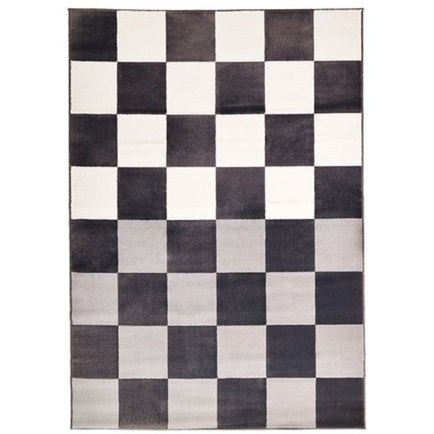 Ikea Rug, low pile, gray/white 5 ' 3 "x7 ' 7 " 826.261120.3030
