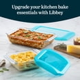 thumbnail image 2 of Libbey Baker’s Premium 5 Piece Glass Baking Dish Set, Stackable Casserole Dish with Lid Set, Baking Glassware for Casseroles, Lasagna, Brownies, 2 of 6
