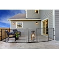 thumbnail image 2 of Carlson Pet Products Weatherproof Outdoor Super Pet Gate Black 28" x 144", 2 of 4