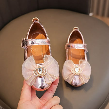 

8QIDA Sandals Girls Size 4.5 Girls Sandals Fashionable Flowers Rhinestones Decorated Cute Flat Bottoms Lightweight and Comfortable Hook Loop Shoes 21
