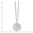 thumbnail image 2 of Saint Christopher Medal 24 Inch Chain Necklace Religious Pendant Charm Patron St, 2 of 6