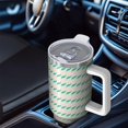 thumbnail image 6 of Modern 40oz Tumbler– Stainless Steel Insulated Tumbler with Handle and Straw, Large Capacity Travel Cup for Hot & Cold Drinks, 6 of 7