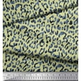 thumbnail image 2 of Soimoi Japan Crepe Satin Fabric Leopard Animal Skin Printed Fabric 1 Yard 42 Inch Wide, 2 of 3