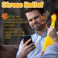 thumbnail image 4 of Pollo de goma grande, juguetes para perros que gritan, pollo de goma amarillo que chilla, juguetes de pollo que chirrían, juguetes para perros que hacen ruido de broma, 4 of 5
