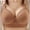 03 Brown, variant on Awdenio Bras for Women , Woman's Embroidered Glossy Comfortable Breathable Bra Underwear No Rims